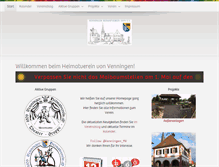 Tablet Screenshot of heimatverein-venningen.de